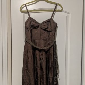 Brown BCBG dress